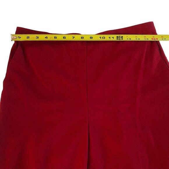 Alfred Dunner Womens Size 14 Red Pants Pockets - Picture 4 of 13